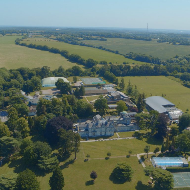 Top view of the school