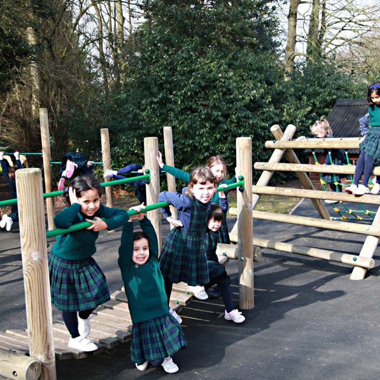 children having fun in the park