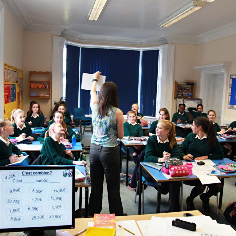 children in the classroom