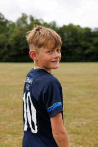 Abbot's Hill pupil in PE kit