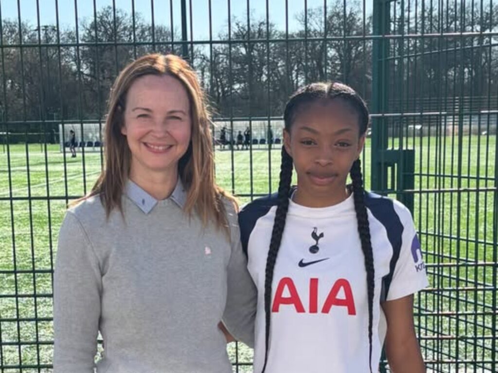 Former Abbot's Hill Pupil Playing for Tottenham Hotspur