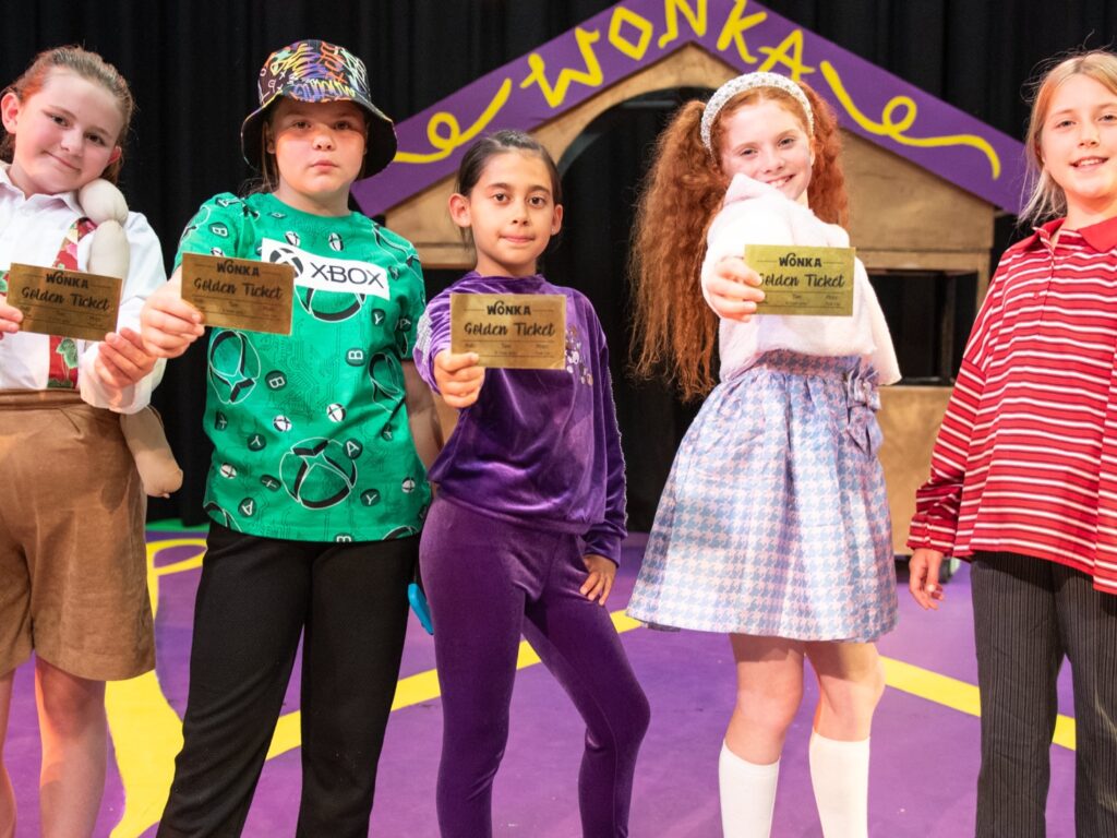 Main cast photo Charlie and the Chocolate Factory